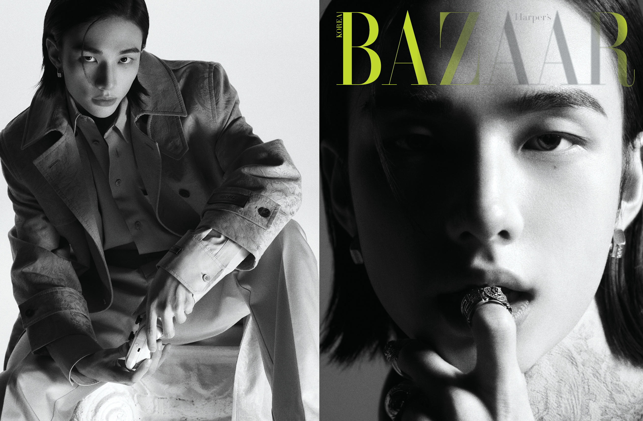 韓国雑誌 BAZAAR 2023.2 cover アン•ユジン Harper's BAZAAR 2023年2月号（Korea）【表紙：アン・ユジン