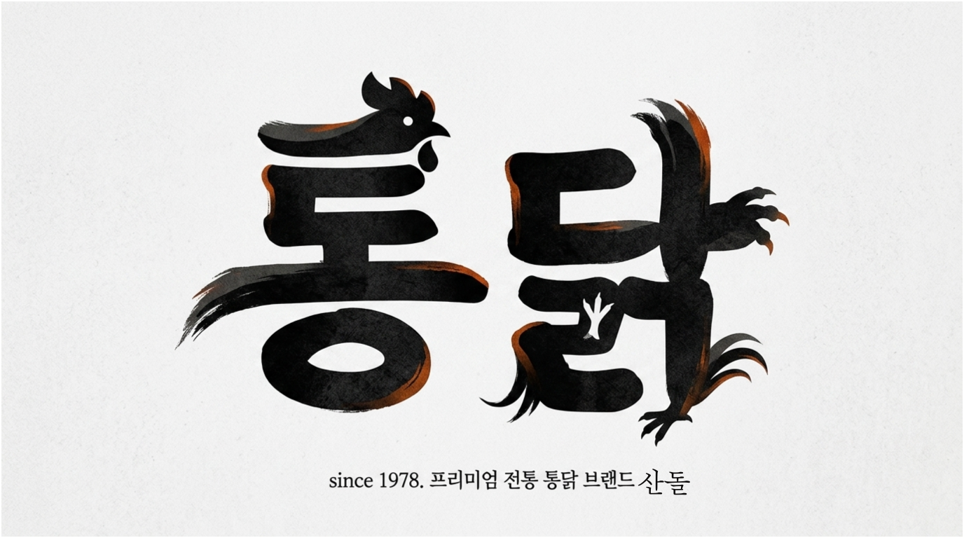 다람쥐 [ 통닭 ]에 타고파 - 병아리 | 산돌구름 글자놀이 이벤트