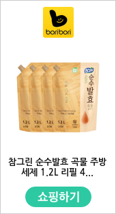 참그린 순수발효 곡물 주방세제 1.2L 리필 4개