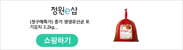 (첫구매특가) 종가 생생유산균 포기김치 3.2kg