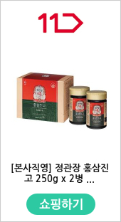 [본사직영] 정관장 홍삼진고 250g x 2병 