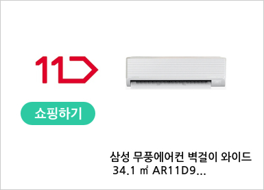 삼성 무풍에어컨 벽걸이 와이드 34.1 ㎡ AR11D9150HZS 수도권기본설치포함