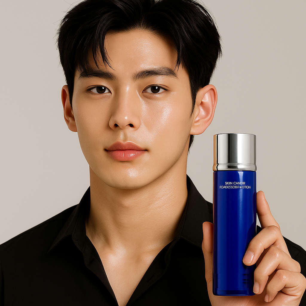 남성 스킨케어 모델
