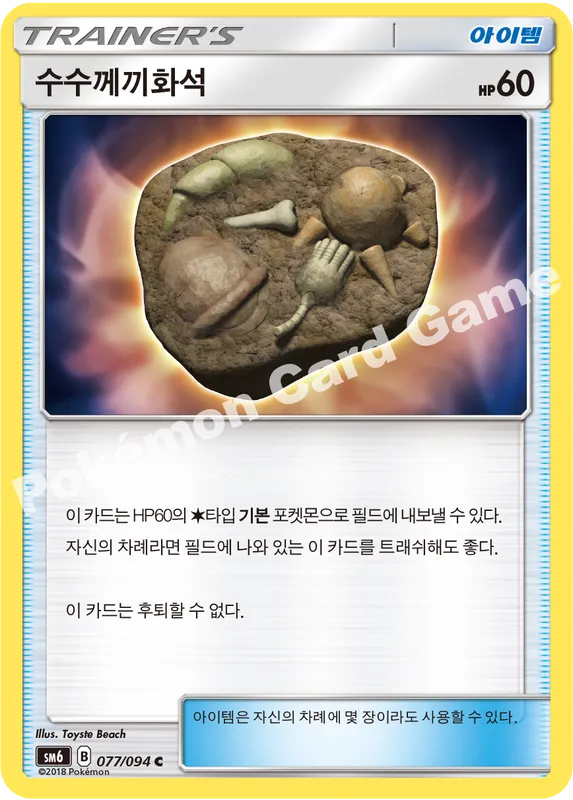 수수께끼화석