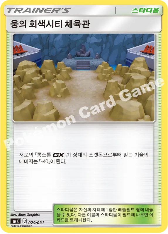 웅의 회색시티 체육관