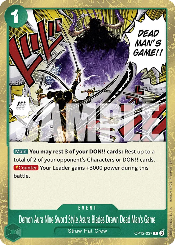 Demon Aura Nine Sword Style Asura Blades Drawn Dead Man's Game