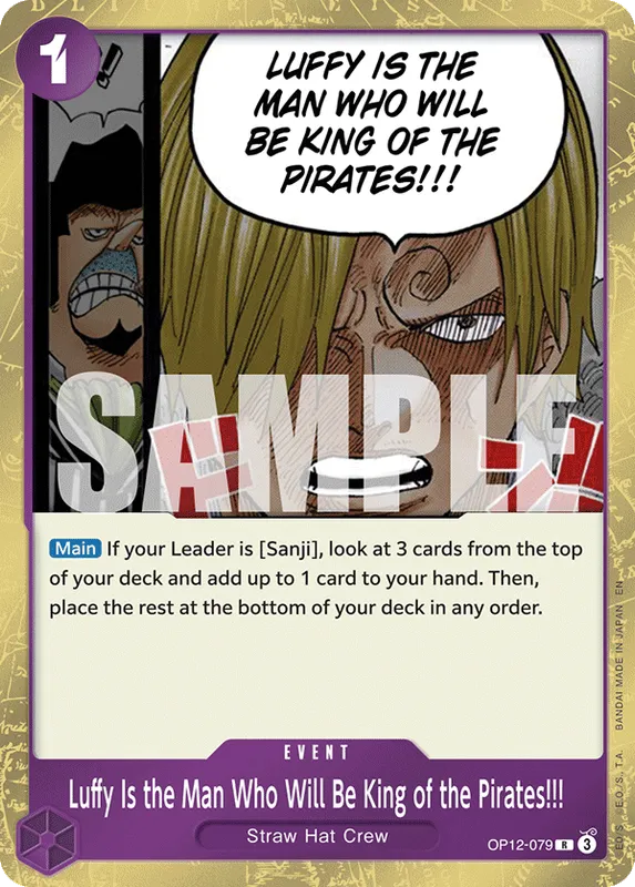 Luffy Is the Man Who Will Be King of the Pirates!!!