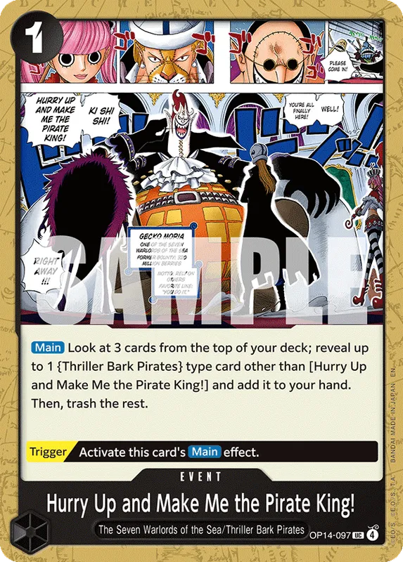Hurry Up and Make Me the Pirate King!