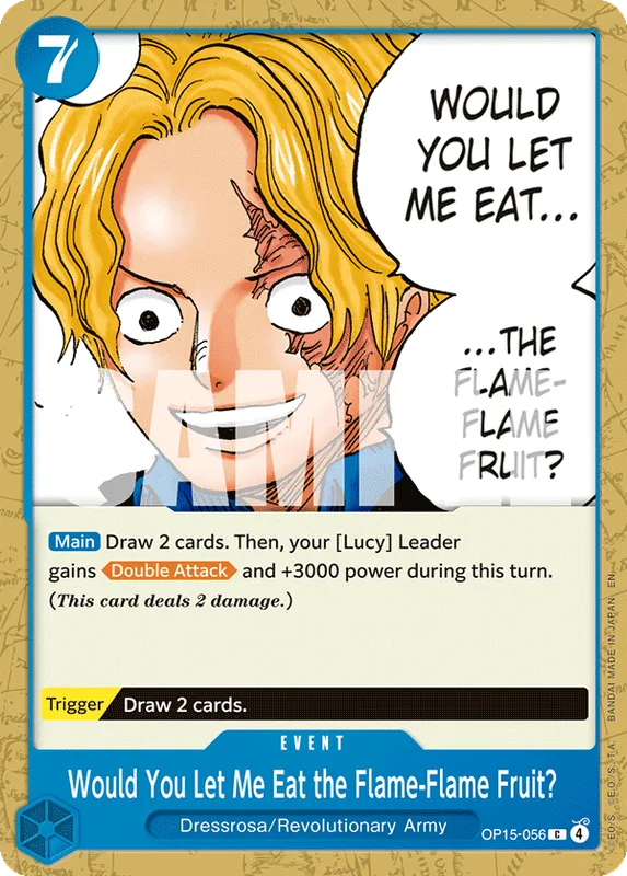 Would You Let Me Eat the Flame-Flame Fruit?