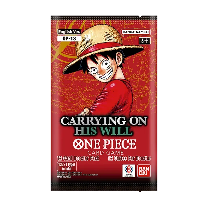 BOOSTER PACK -CARRYING ON HIS WILL- [OP-13]