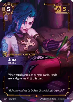 리프트바운드 대표 카드 Jinx Rebel