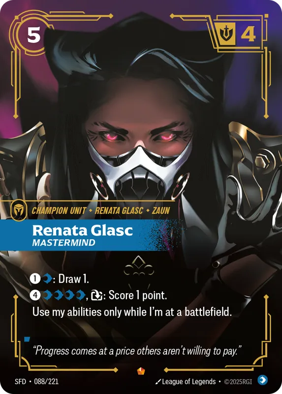 Renata Glasc, Mastermind