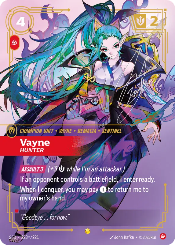 Vayne, Hunter