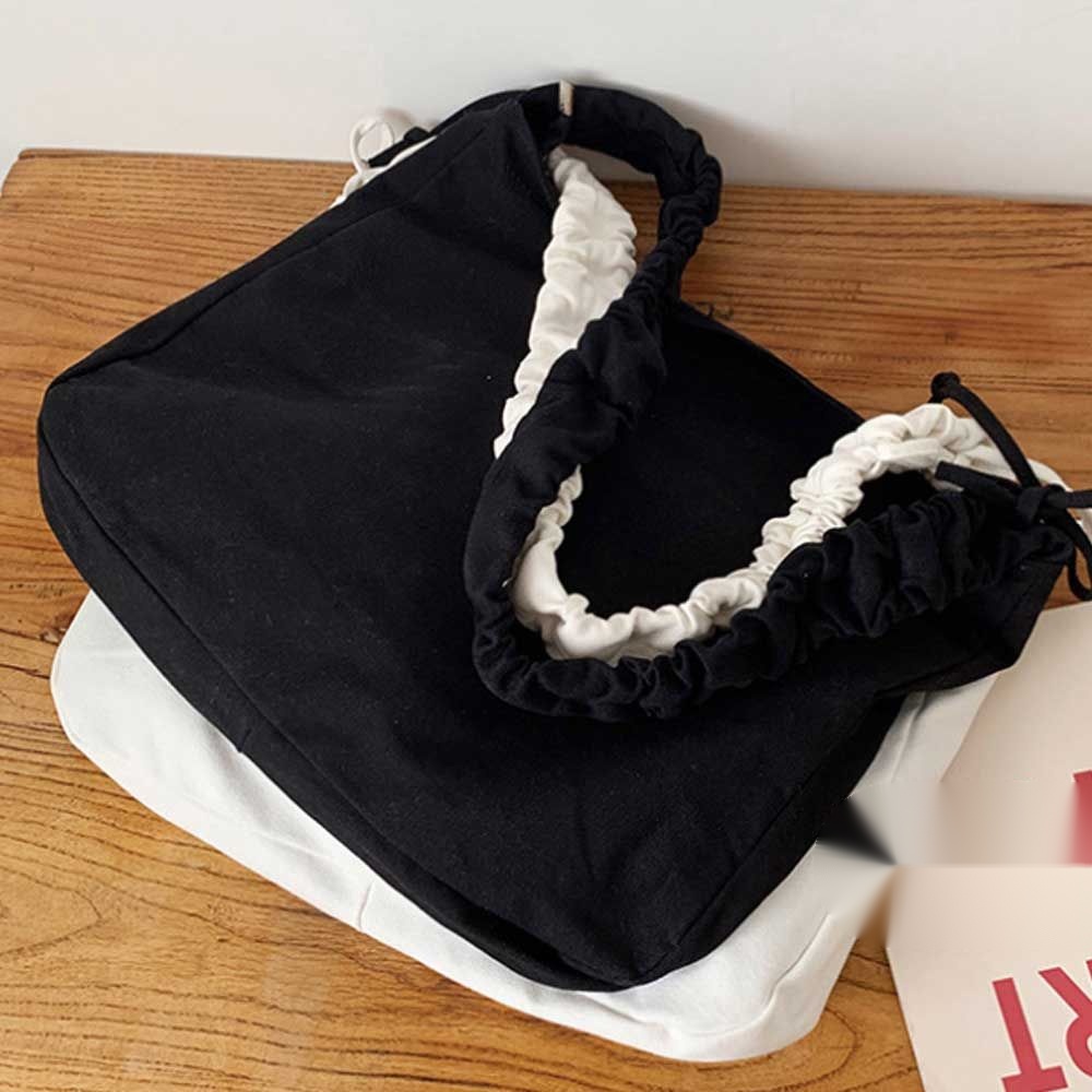 자켓 크로스 가방 학생 데일리백 리본 매듭 천가방