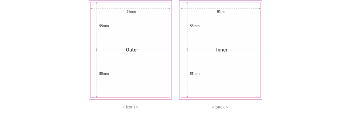 Vertical Bi-Fold Business Card_size_91x55