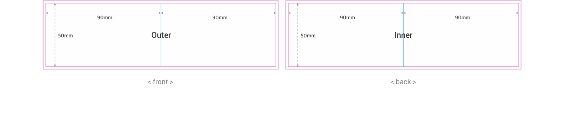Horizontal Bi-Fold Business Card_size_90x50