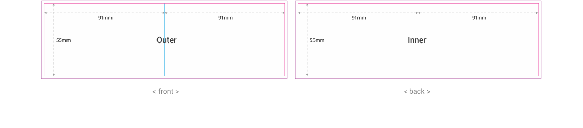 Horizontal Bi-Fold Business Card_size_91x55