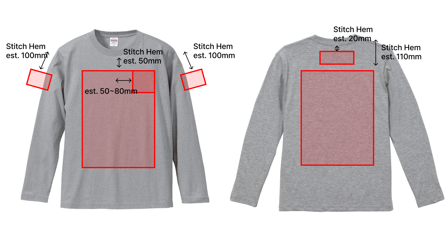 [5010-01] 4.1oz 드라이 루즈핏 티셔츠 가이드 이미지 1