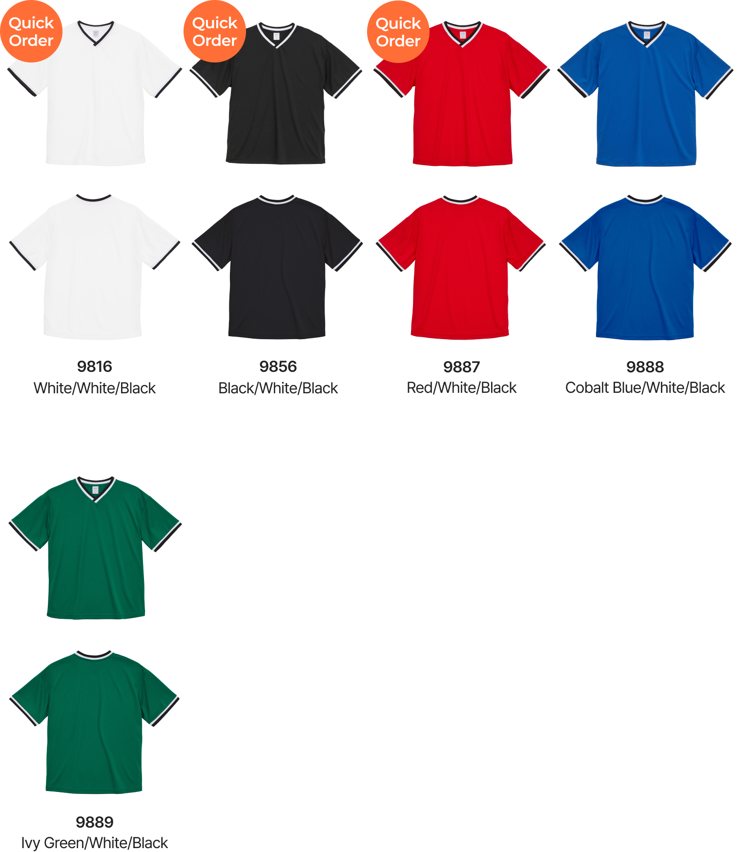 [5927-01] 4.1oz 드라이 루즈핏 티셔츠 색상 안내 이미지 3