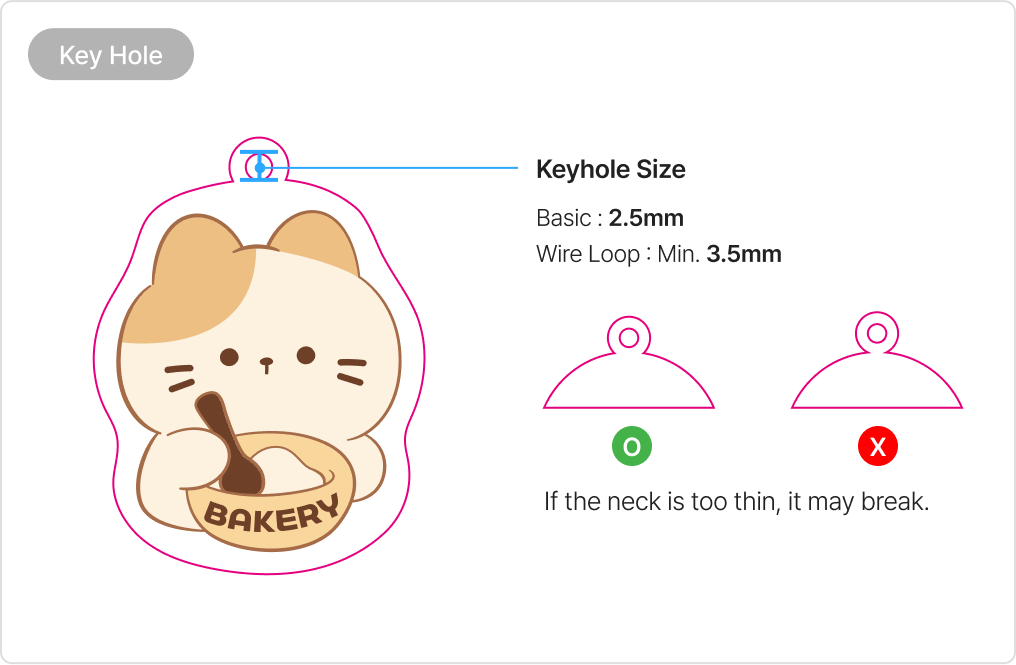 데이터 TIP : 타공 크기 / 외곽 여백