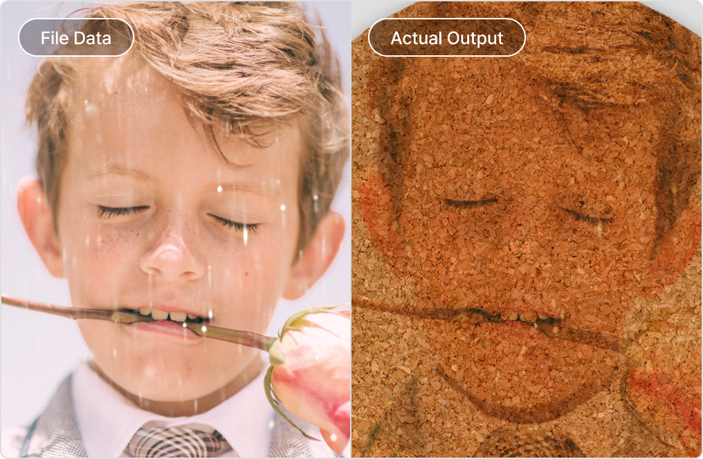 인물 사진 주의