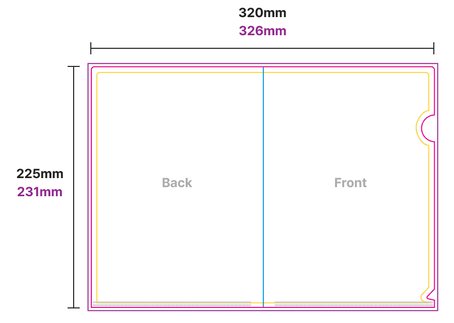 L-folder A5 size