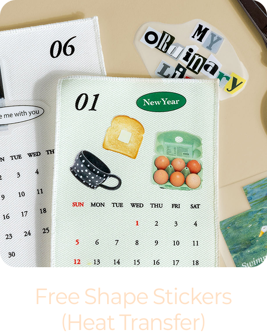 DTF자유형스티커