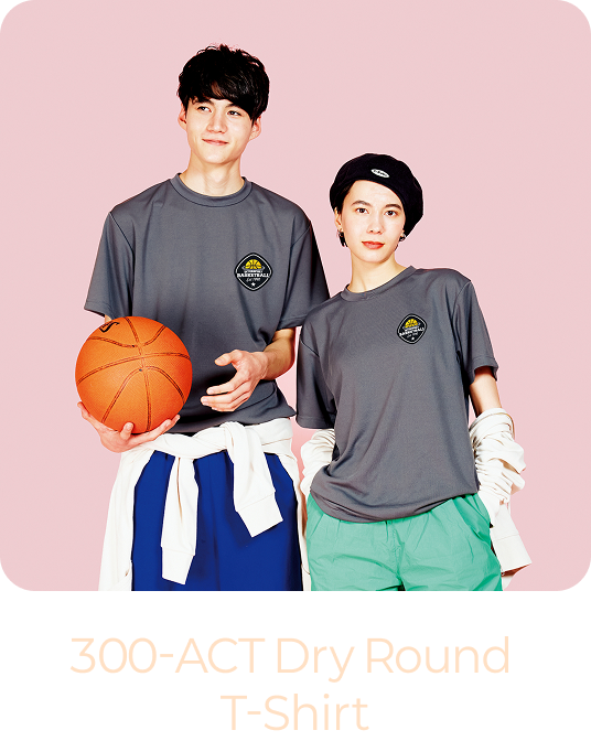 드라이 라운드 티셔츠