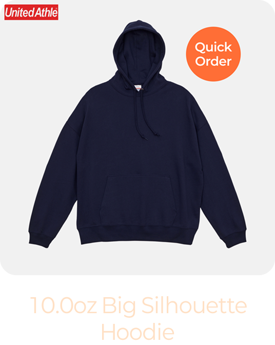 10.0oz 빅실루엣 후드티(쭈리)