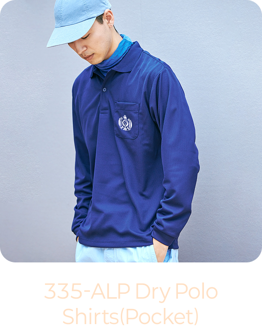 드라이 긴팔 폴로셔츠(포켓)