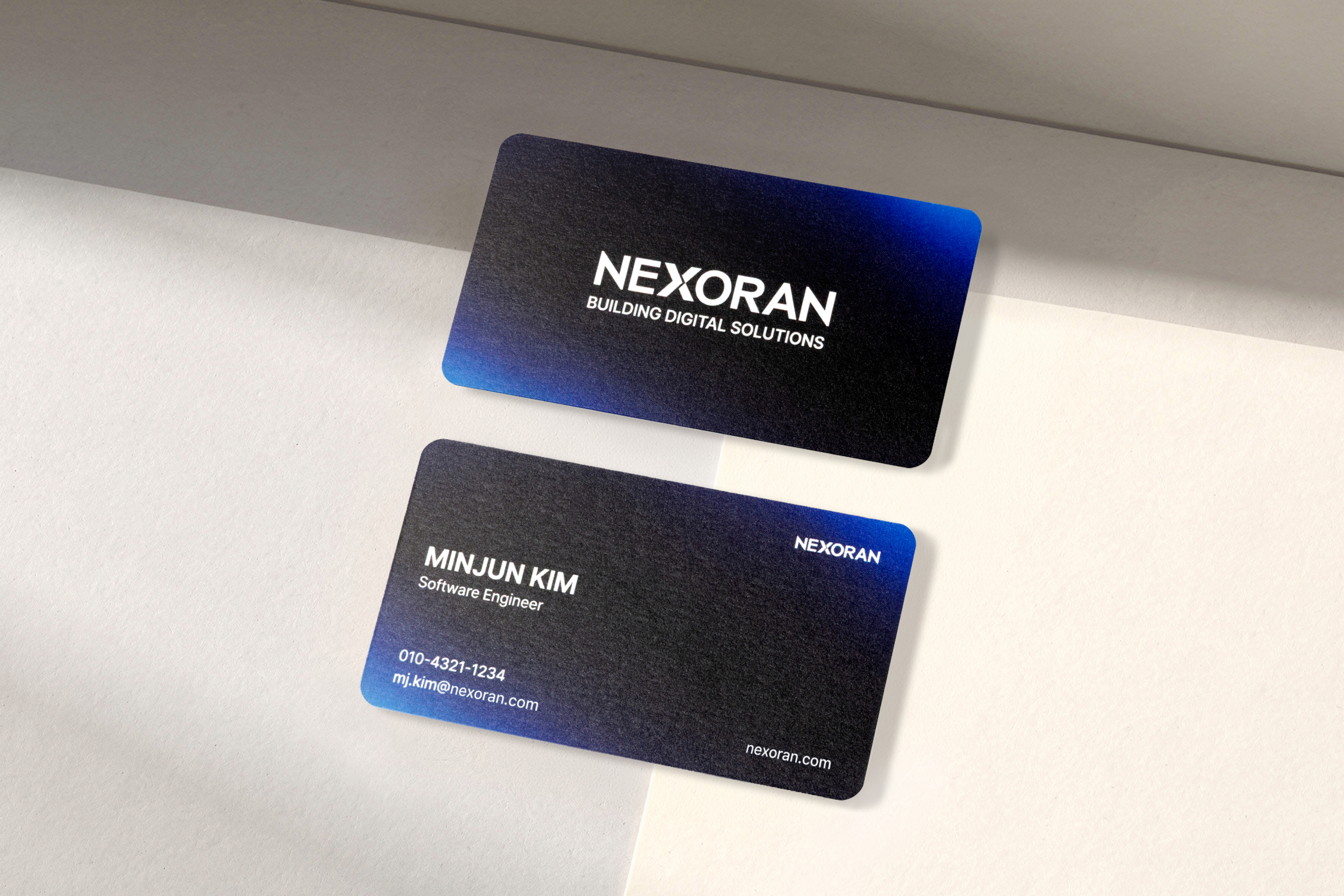 고급지 명함 슬라이드