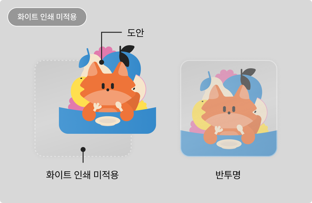 화이트 인쇄 가이드1