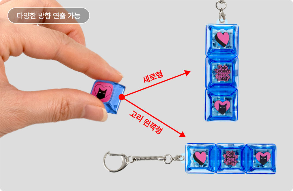 키캡 방향 안내