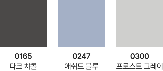 [5509-01] 4.1oz 드라이 루즈핏 티셔츠 색상 안내 이미지 2