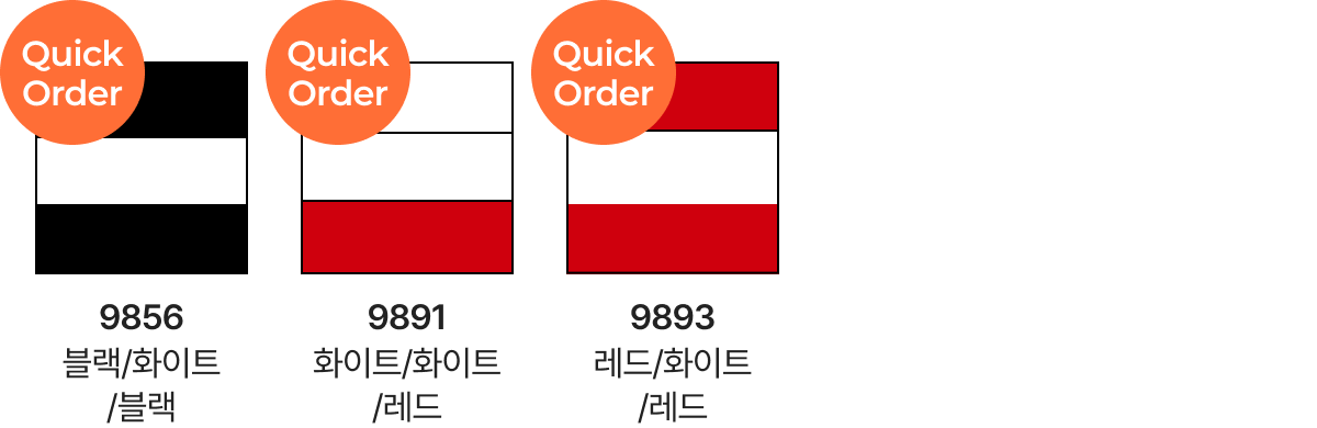 [5992-01] 4.1oz 드라이 루즈핏 티셔츠 색상 안내 이미지 1