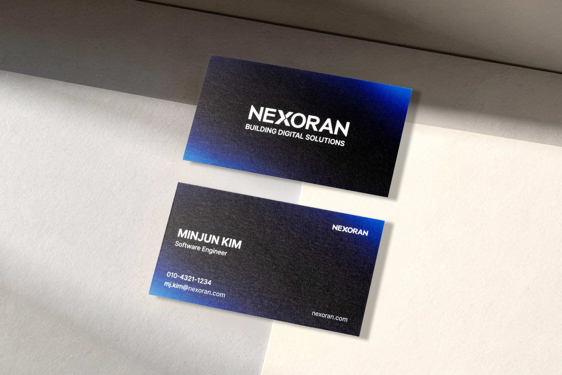 고급지 명함 슬라이드