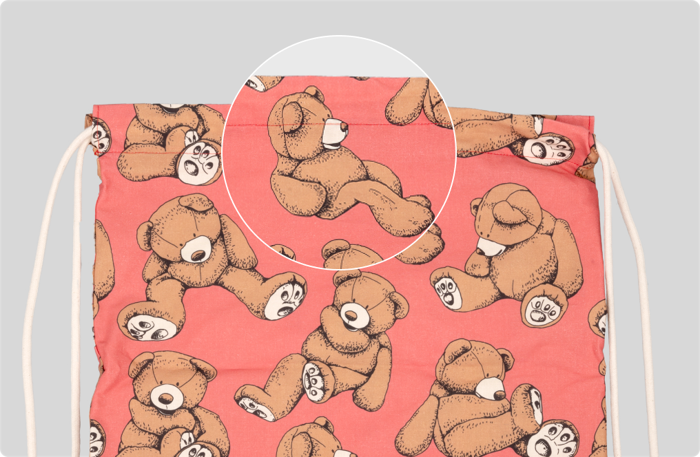 원단에 잡티 안내