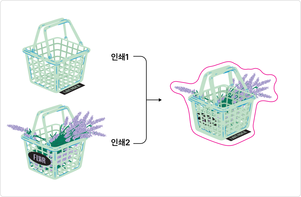 화이트 인쇄 데이터 주의사항