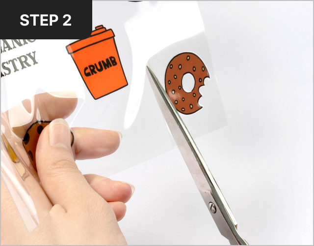 스티커 부착방법 - 2단계