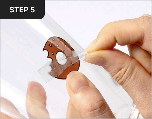 스티커 부착방법 - 5단계