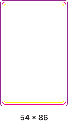 Mosaic Card size 54×86