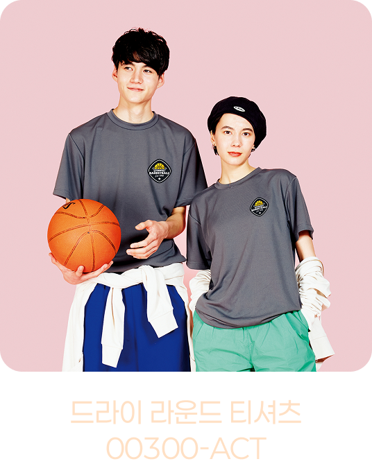 드라이 라운드 티셔츠
