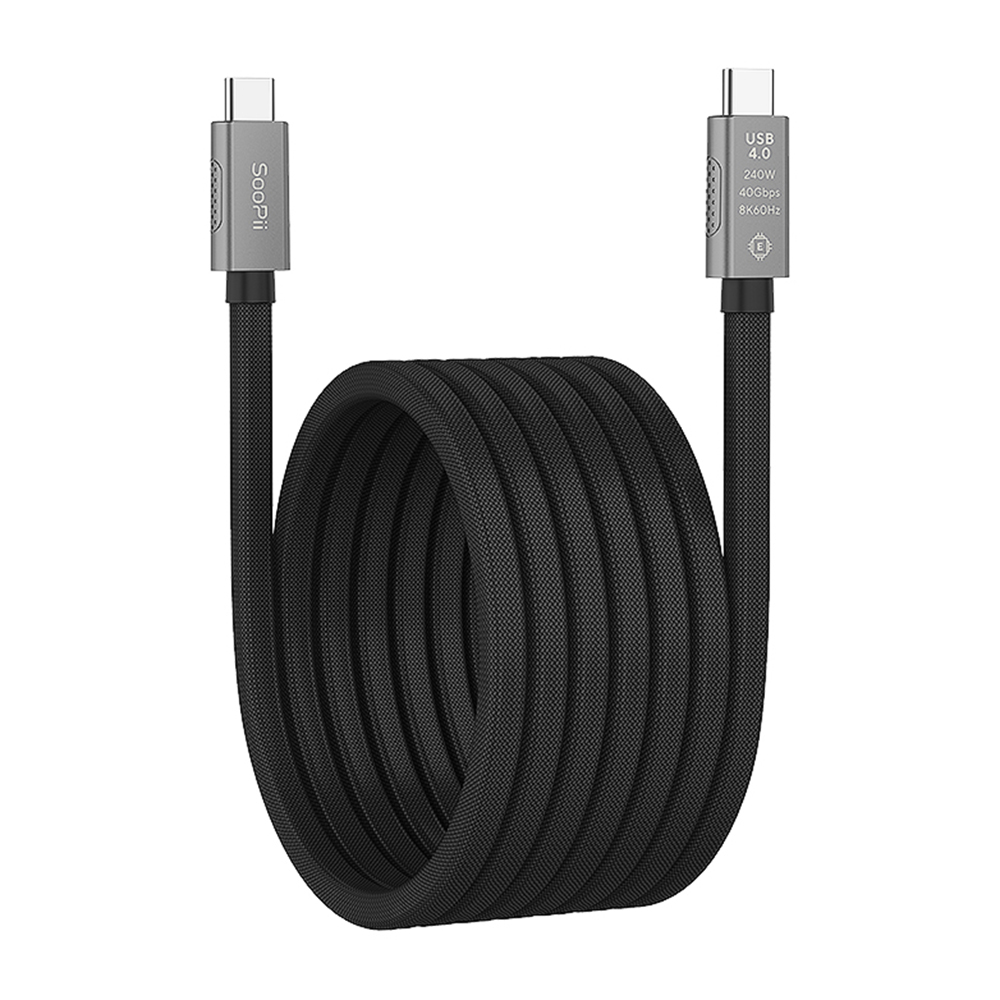 [Soopii] 썬더볼트4 USB4 C to C 마그네틱 케이블 S50 [1.5