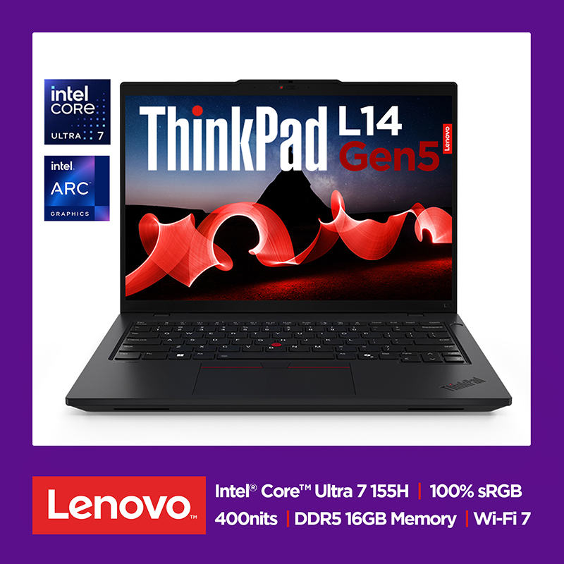 [레노버] ThinkPad L14 Gen5 21L10045KD Ultra7 155H (울트라7-155H/16GB/512GB/FD) [기본제품]