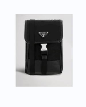 [프라다] 리나일론 및 사피아노 가죽 스마트폰 케이스 2ZH109