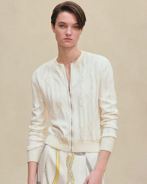 [에르메스] « Palefroi Remix » 모티프 롱 슬리브 가디 H5H2738