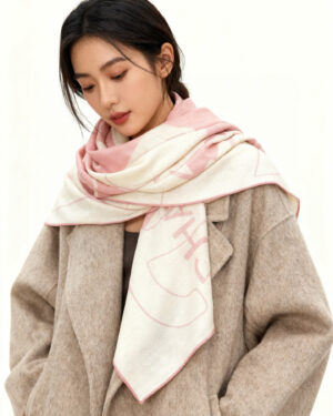 [샤넬] 스퀘어 스카프 (2 COLORS)