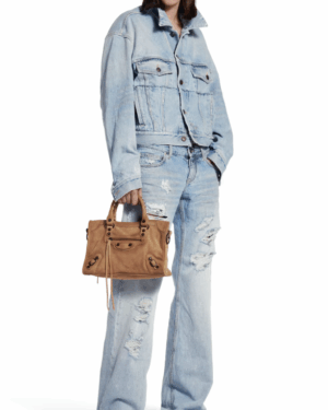 [발렌시아가] 르 시티 백 스몰 카멜 8114422