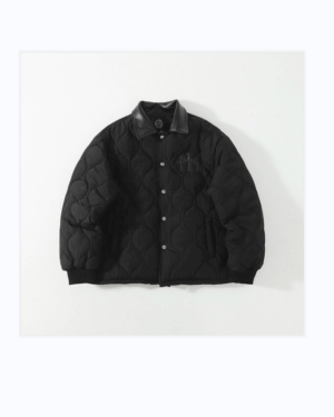 [크롬하츠] 다크 무드 십자가 자수 퀼팅 코튼 자켓