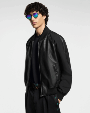 [루이비통] 모노그램 레더 믹스 트랙수트 블루종